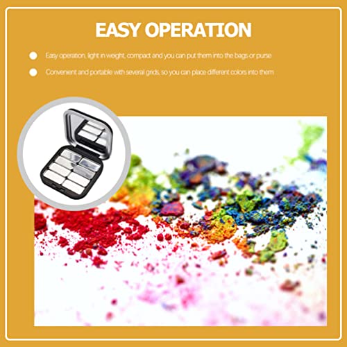 Beaupretty 2pcs Empty Lipstick Palette DIY Lipstick Lip Balm Blusher Containers Refillable Makeup Eyeshadow Storage Case Box with Mirror