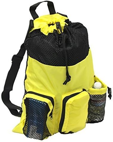 Adoretex Quick Dry Mesh Equipment Sport Drawstring Gym Swim Bag