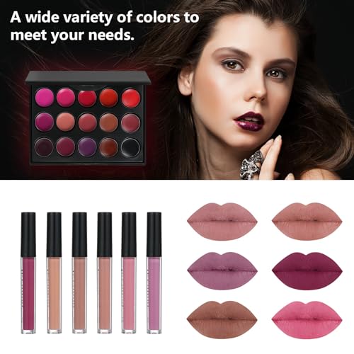 Makeup Kit For Girls Gift, Make up Kit For Women Full Kit Includes Sponge Eyeshadow Liquid Lipstick Concealer Eyeliner Eyebrow Makeup Bag