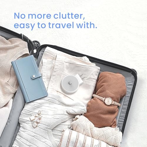 2-in-1 Wall Charger for Oral-B Braun Electric Toothbrush, Charger Base for Oral B Genius Pro Smart Vitality Kids io2 io3 io4 io5 io6 Serie, IPX5, White