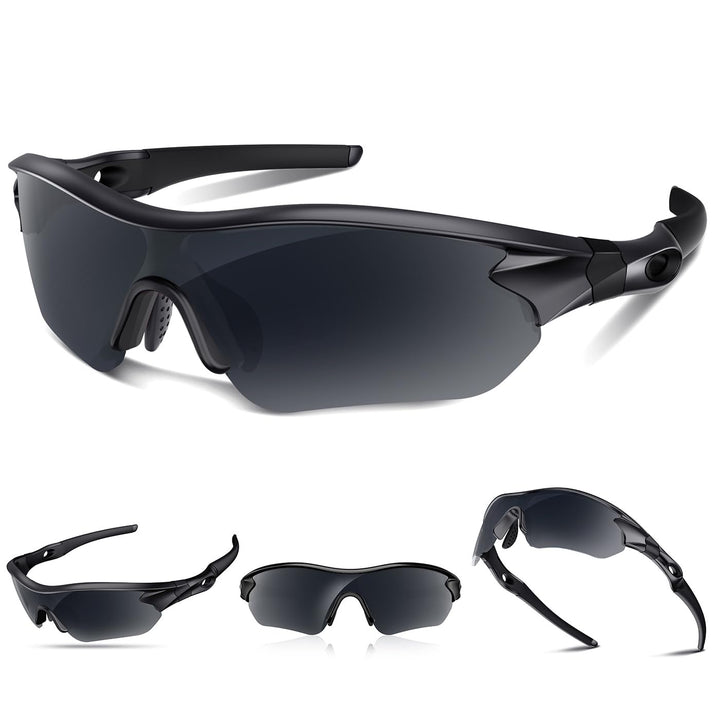 Polarized Sports Sunglasses for Men Women Youth Baseball Running Fishing Tennis Golf Cycling Driving Motor TAC UV400 TR90