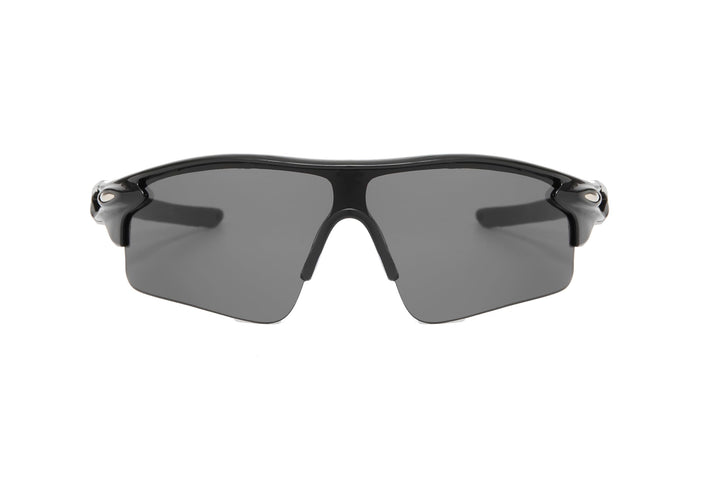 swanoble UV400 2 Sports Sunglasses for Kids Cycling,Light frame Sunglasses for Boys Girls,Youth Softball Baseball Golf (Black+ Red)