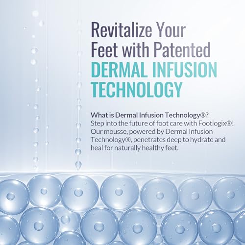 FOOTLOGIX DD Cream Mousse, White, 4.23 Ounce