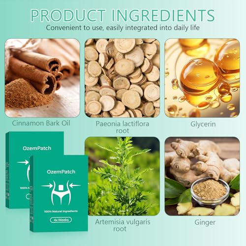 3PCS Rej-uvacare Ozempatch for Women, 90 tablets Ozem Patches for Body, 100% Natural Ingredients - Mild, Safe & Effective, Keep in Good Sh-ape, Firming, Moisturizing