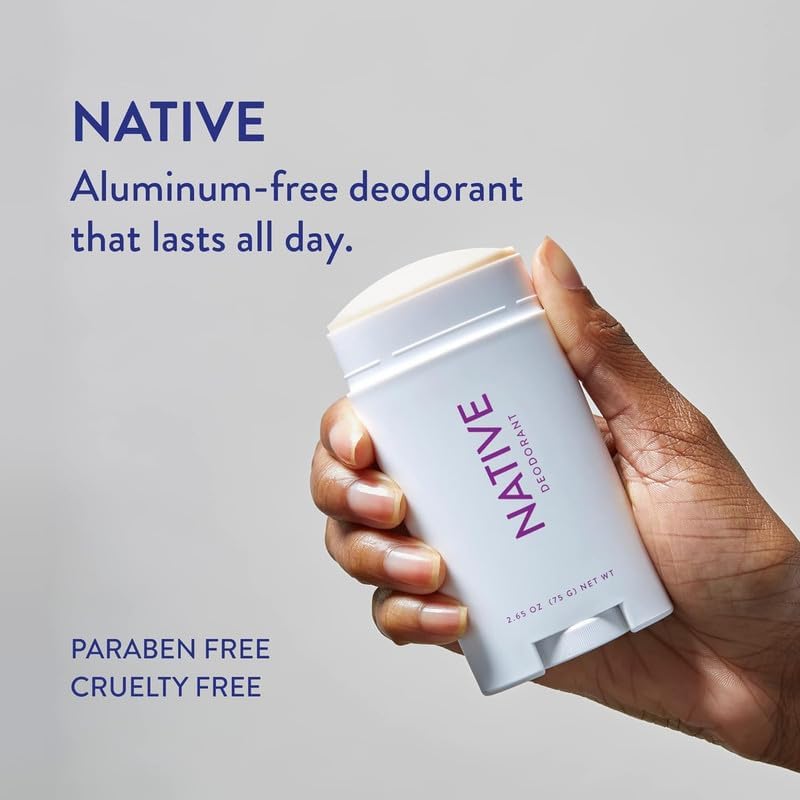 Native Deodorant | 72-Hour Odor Control | Aluminum-Free, Coconut & Vanilla, 2-Pack