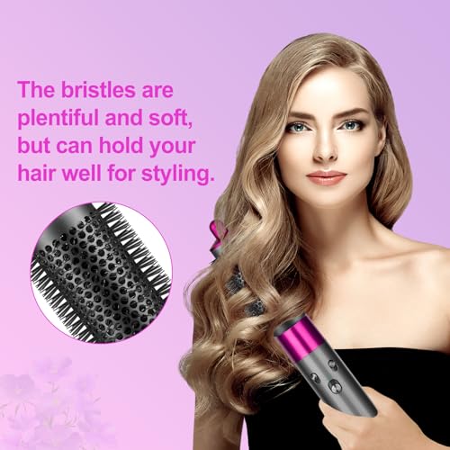 Round Brush Attachment for Dyson Air wrap Oval Round Volumizing Brush for Dyson Airwrap Accessories, Rose