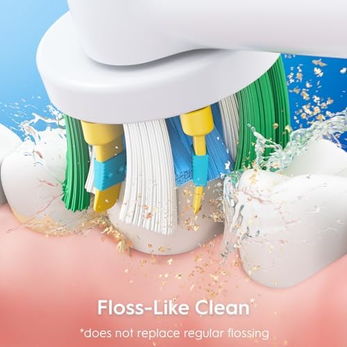 Oral-B Floss Action Replacement Electric Toothbrush Heads - 3ct
