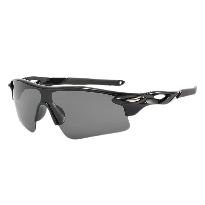 swanoble UV400 2 Sports Sunglasses for Kids Cycling,Light frame Sunglasses for Boys Girls,Youth Softball Baseball Golf (Black+ Red)