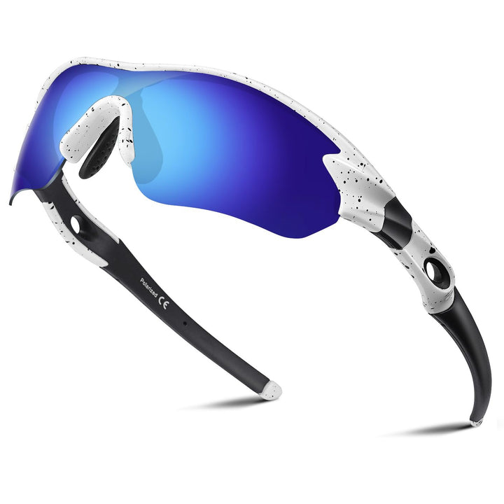 Polarized Sports Sunglasses for Men Women Youth Baseball Running Fishing Tennis Golf Cycling Driving Motor TAC UV400 TR90
