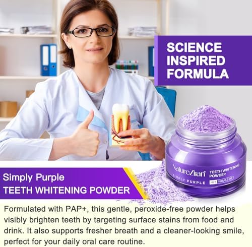 Teeth Whitening Powder - Teeth Whitening - Removes Stains - No Sensitivity - Enamel-Safe Toothpaste Power - Breath Freshener - for Coffee, Tea and Tobacco Stains 15g
