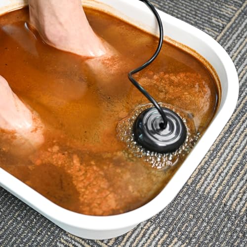 4pcs Arrays for Ionic Foot Bath Detox Machine, Replacement Array each with 10 Stainless Steel Coils Double Layered + 6.35mm Adapter for Home Massage Beauty Salon Ionic Foot Spa