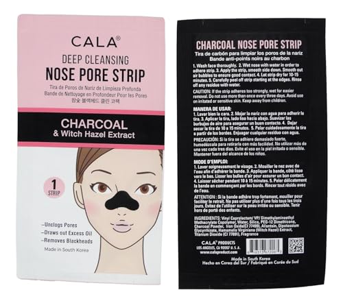 Cala Charcoal nose pore strips 6 count, 6 Count