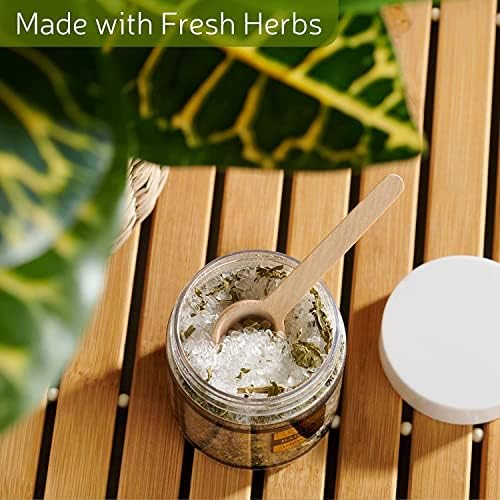 Spa Gifts for Women, Epsom Bath Salts Gift Basket Set, Relaxing Self Care Salt with Essential Oils, Gifts for Mom, Wife - Lavender, Eucalyptus, Lemon Basil, Coconut, Tea Tree, Honey Almond