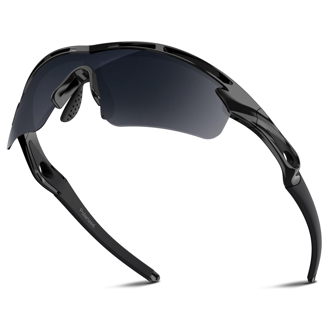 Polarized Sports Sunglasses for Men Women Youth Baseball Cycling Running Driving Fishing Tennis Golf Motor TAC UV400 TR90