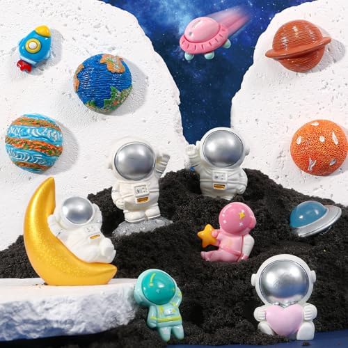 Space Bath Bombs for Kids with Surprise Inside, 8 Pack Kids Galaxy Bath Bombs with Space Toys for Toddler Boys Girls Handemade Rainbow Bubble Bath Fizzies Birthday Christmas Gift Set