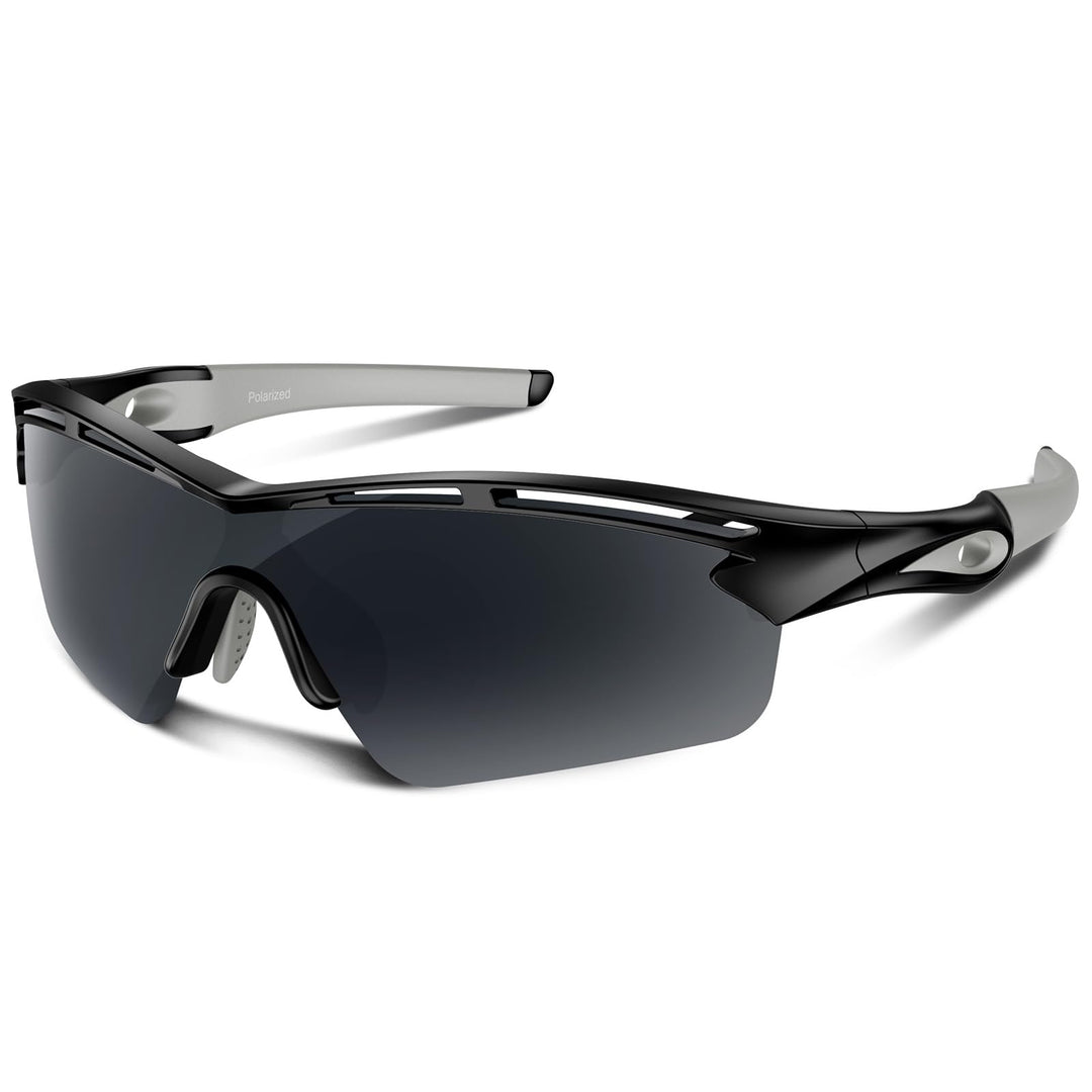 Polarized Sports Sunglasses for Men Women Youth Baseball Cycling Running Driving Fishing Tennis Golf Motor TAC UV400 TR90