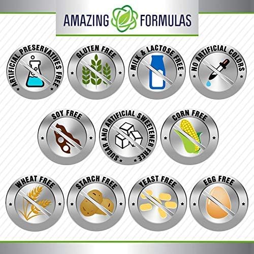 Amazing Formulas Magnesium Oxide 500mg 90 Capsules Supplement | Non-GMO | Gluten Free | Made in USA