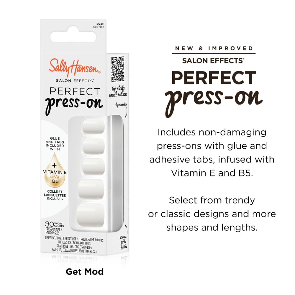 Sally Hansen Instant Cuticle Remover | Mod Design Press-On Nails – 30 Options