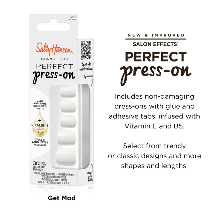 Sally Hansen Instant Cuticle Remover | Mod Design Press-On Nails – 30 Options