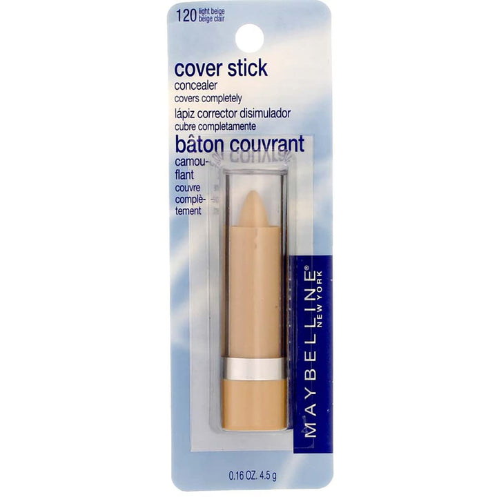 Maybelline Cover Stick Concealer, Light Beige [120], 0.16 oz