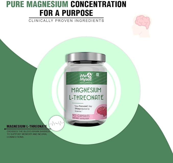 Magnesium L-Threonate – 90 Capsules