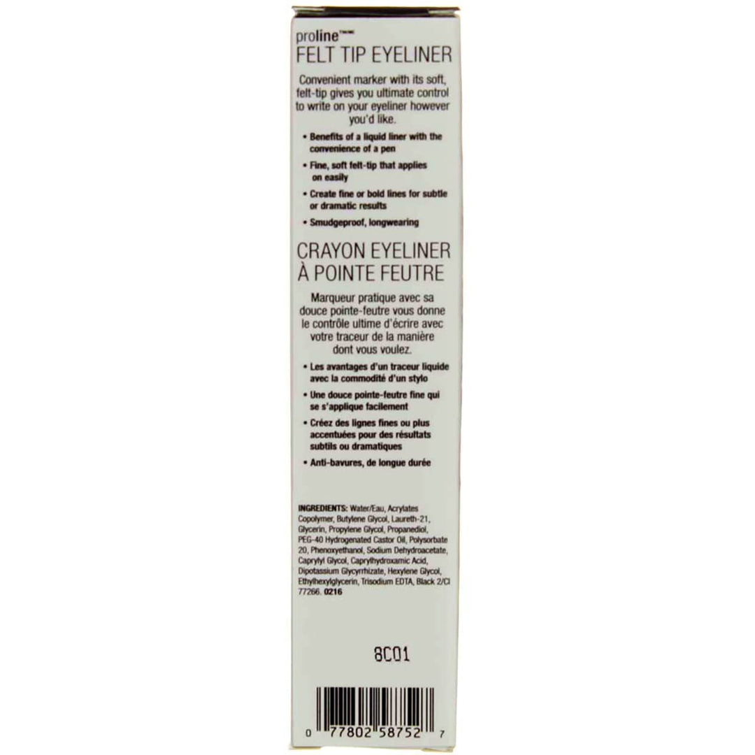 Wnw Eyelnr Proline-Blk Size .017z Wnw Eyelnr Proline Felt Tip-Black