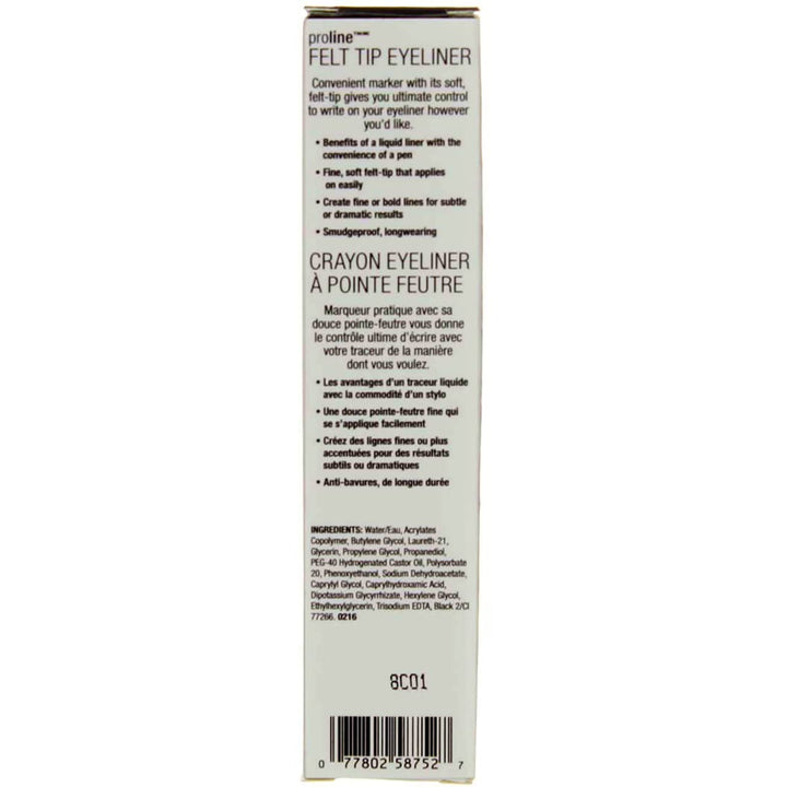 Wnw Eyelnr Proline-Blk Size .017z Wnw Eyelnr Proline Felt Tip-Black