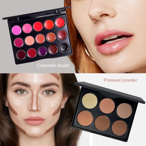 All in One Makeup Kit,Makeup Kit for Women, Teens and Girls, All-in-One Set with Eyeshadow Palettes, Lipsticks, Brushes, Storage Bag,Makeup gift set girls makeup sets ages 8-12 (Red rose)