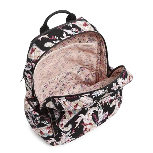 Vera Bradley Cotton Campus Backpack, Botanical Paisley
