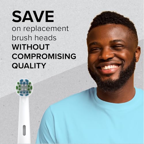 REACH Universal Replacement Toothbrush Heads, Fits Oral-B Electric Toothbrushes, 8 Count