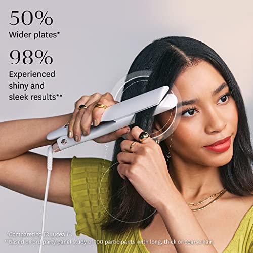 T3 Lucea Professional Straightening & Styling Iron, 1” or 1.5” Digital Ceramic Flat Iron with 9 Adjustable Heat Settings for Straight, Smooth Styles or Waves and Curls on All Hair Types