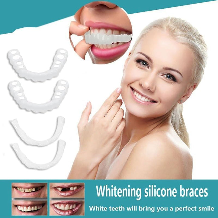 2 Pairs, Temporarily Adjustable for Men and Women, Regain Confidence Smile