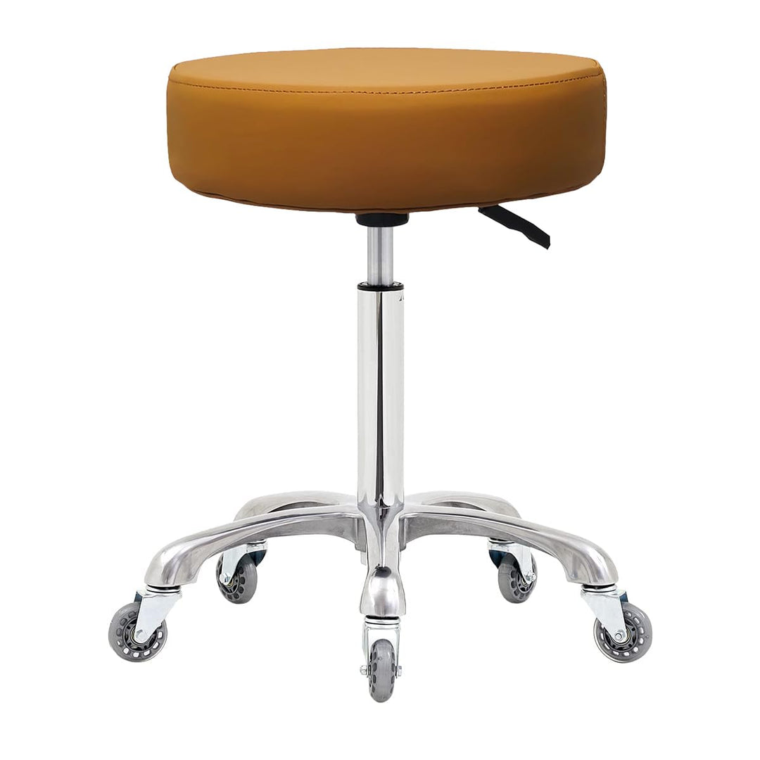 Ainilaily Rolling Stool With Wheels, Heavy Duty 400 Lbs Stool For Shop Guitar Lab Tattoo Workbench Medical, Adjustable Swivel St