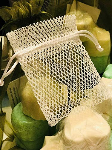 3 PK Bath Bomb Bags & Shower Soother Bags | 4" x 5" Shower Tablet Bag For Clean Bath | For Clean Shower | Less Mess | More Effective Aromatherapy | Stocking Stuffer Gift Idea