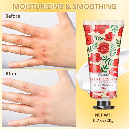 64 Pack Moisturizing Hand Cream Set For Women, Bulk Hand Lotion Travel Size for Dry Cracked Hands, Mini Hand Cream for Mom Gifts, Teacher Gifts, Thank You Gifts and Small Gifts for Women
