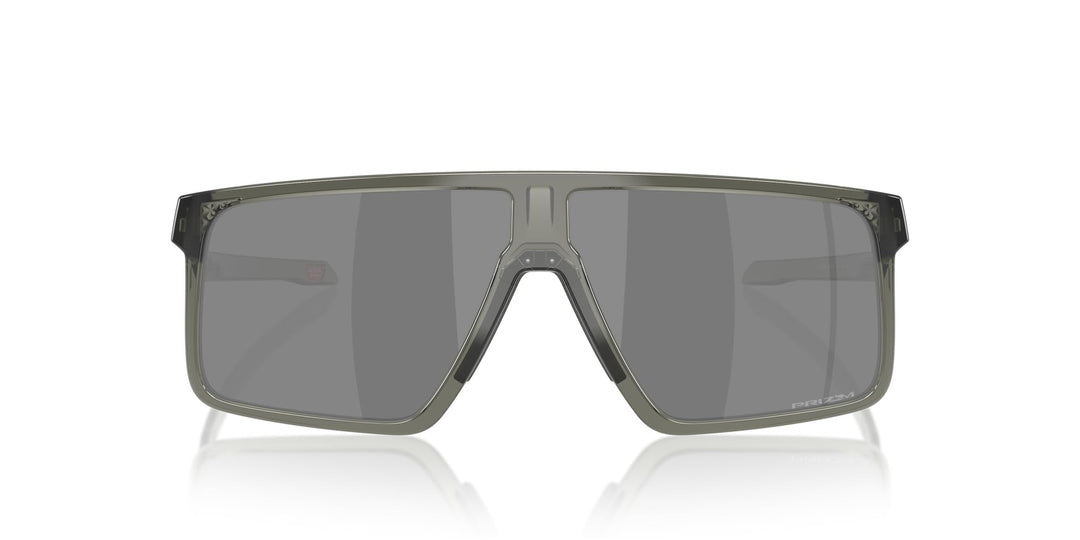 Oakley Men's OO9285 Helux Rectangular Sunglasses, Grey Smoke/Prizm Black, 61 mm