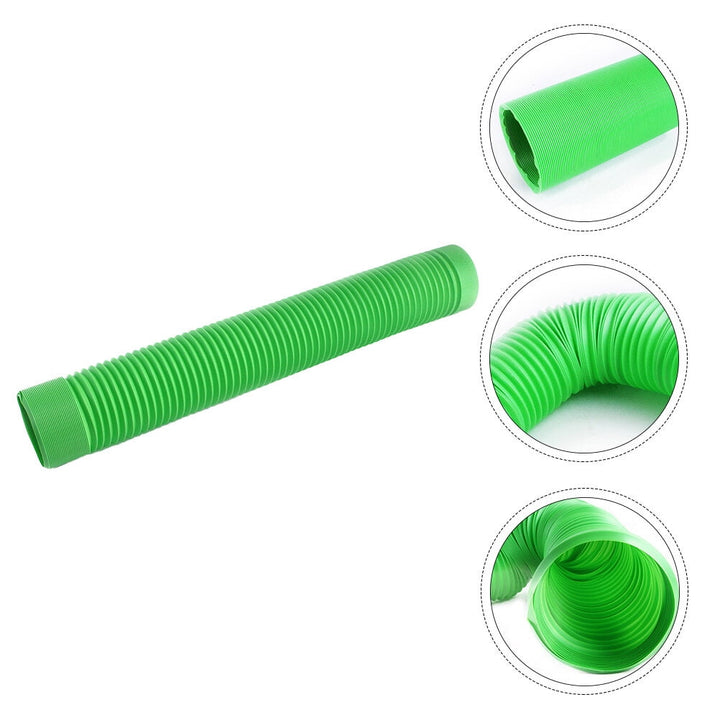 Mizh 1pc Telescopic Hamster Tunnel Pet Folding Pipe Plaything Pet Supply Toy (Green)