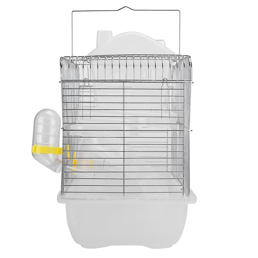 Stainless Steel Pet Cage Transparent Hamster Double Layer House Pet Supplies Gueiykk
