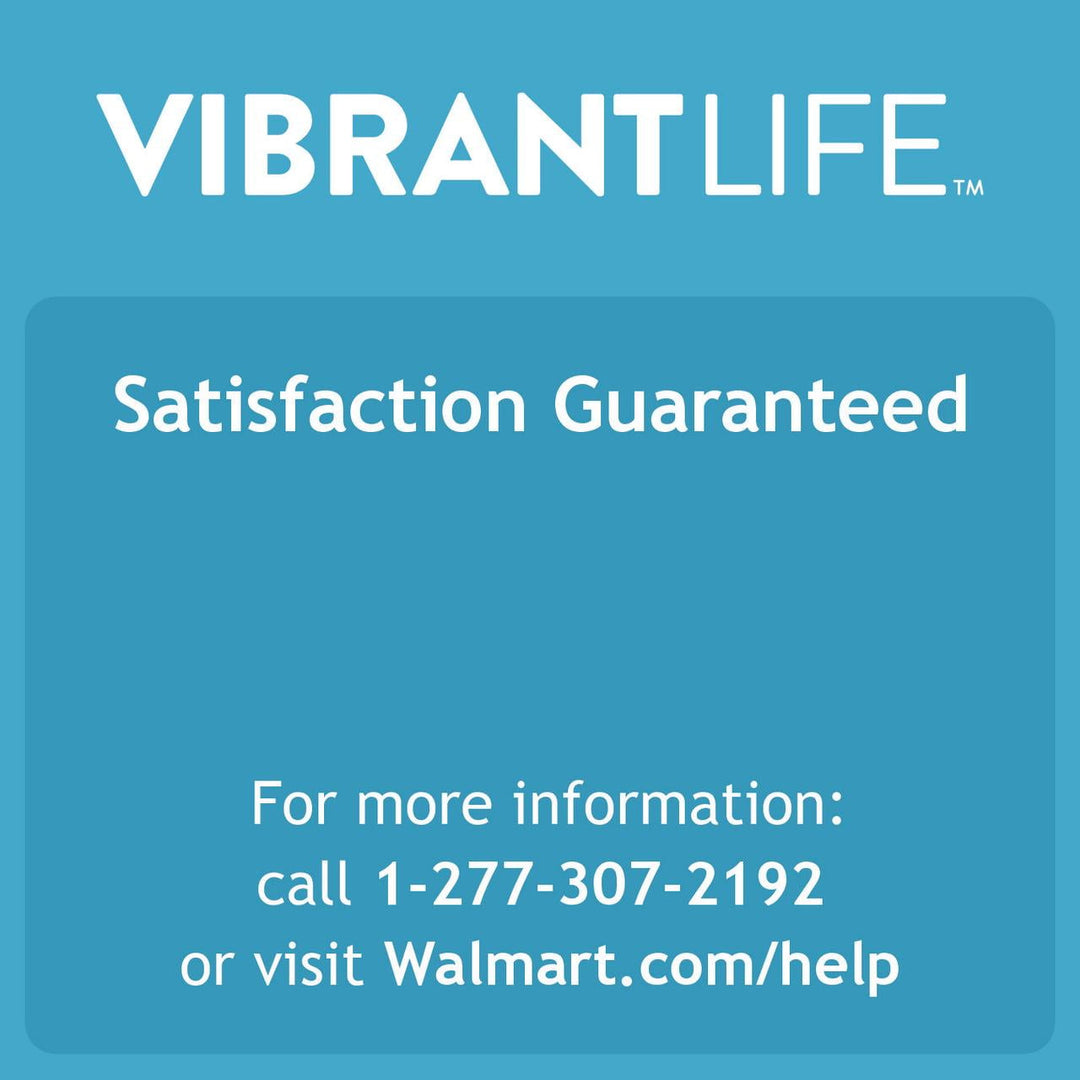 Vibrant Life Thick Cord Pet Bed for Dogs & Cats, Bolster, Thick Cord Plush, Machine Washable, Tan, 27" x 21"