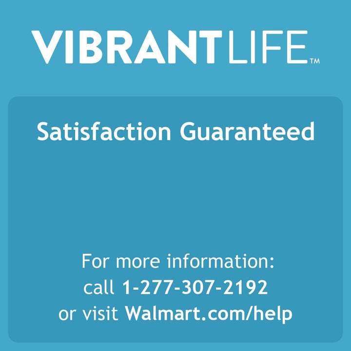 Vibrant Life Thick Cord Pet Bed for Dogs & Cats, Bolster, Thick Cord Plush, Machine Washable, Tan, 27" x 21"