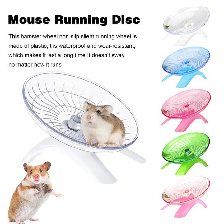 New Running Disc Mice Hamster Rat Flying Saucer Exercise C8K4 Wheel P5K9