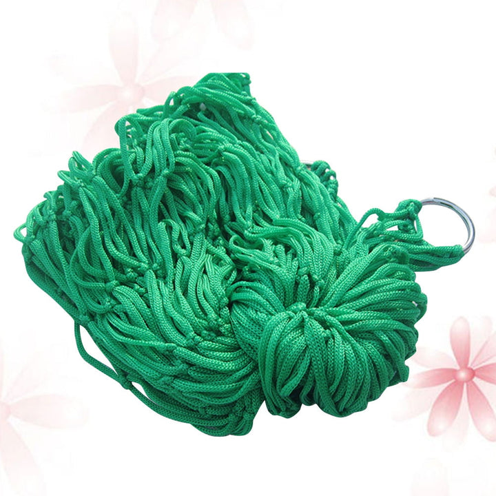 Worgeous 1Pcs Green Nylon Hammock for Camping with Swing Sleeping Function Outdoor Leisure 94x31x0.2in