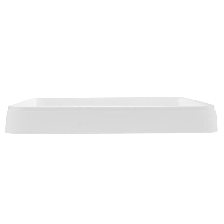 White Plastic Rabbit Litter Box for Guinea Pig Ferret Corner Potty Training Large Size