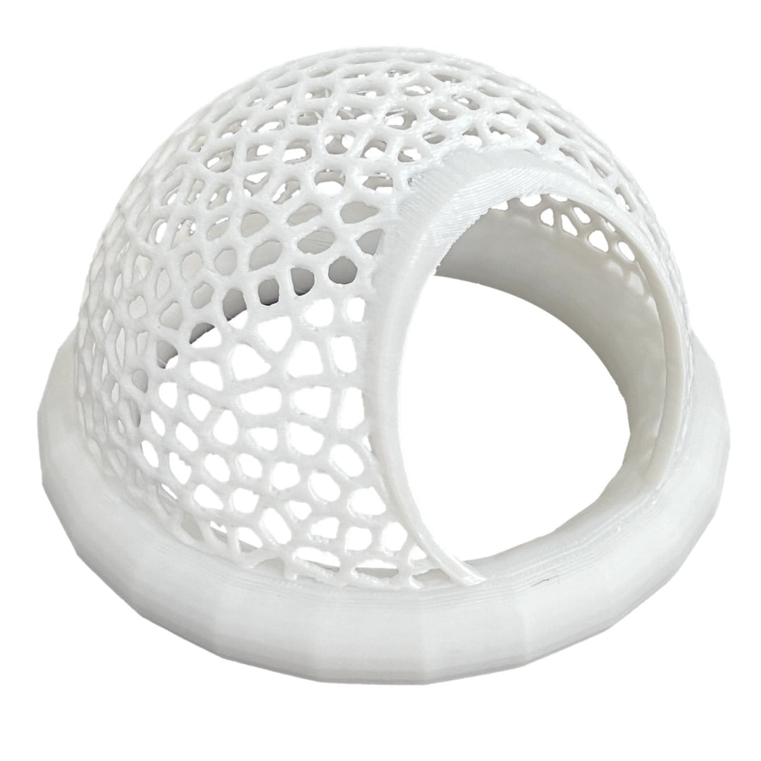 MU Floating Betta Hide & Shrimp Cave 3-in-1 Aquarium Hammock Feeder Ring & Resting Spot 3D Printed Floating Log Nano Tank Decor & Stress-Free Shelter