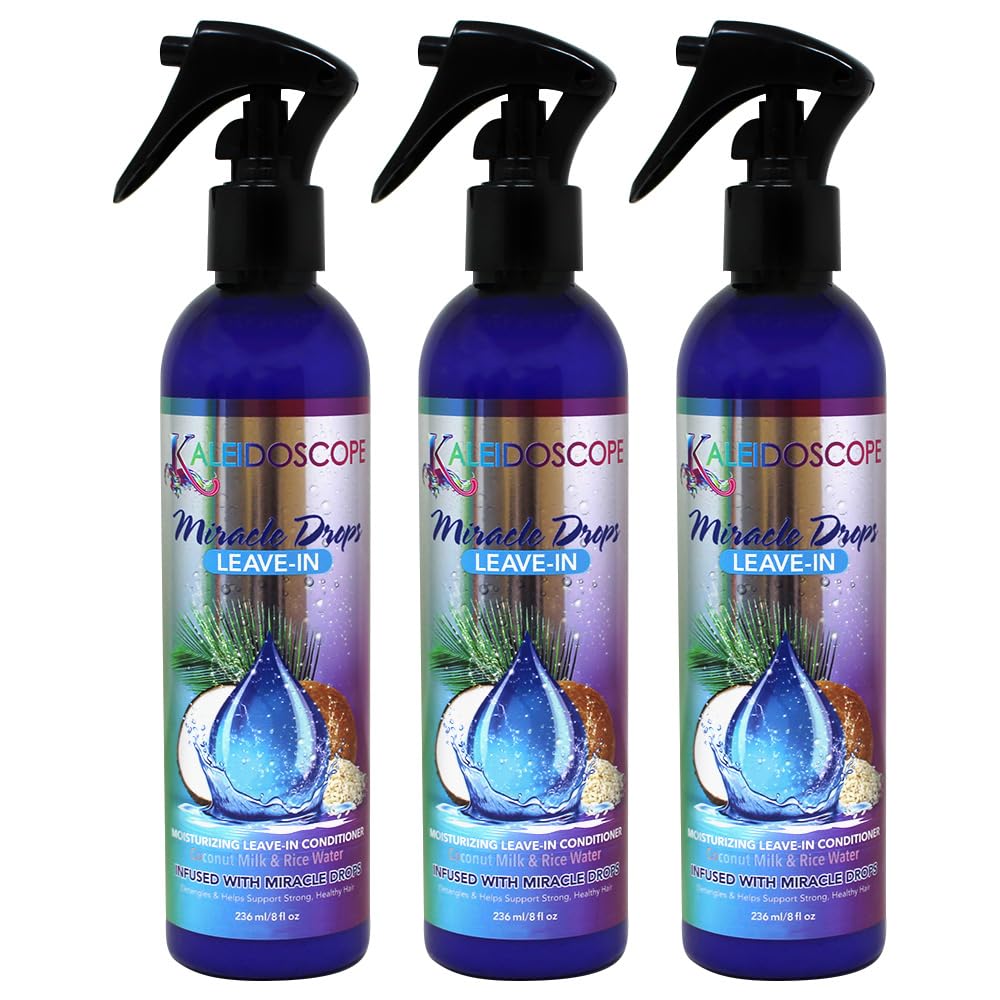 [HOT BUY] (VALUE PACK OF 3) KALEIDOSCOPE Milk Shake - Leave in Detangler Spray 8oz