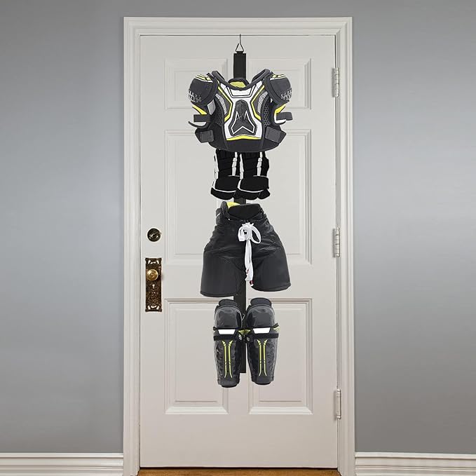 6pcs Hockey Hanger Portable Hanging Dryig Rack Hockey Gifts for Home and Outdoor Using in Ice Hockey Skating Football Camping Fishing 5 Hooks