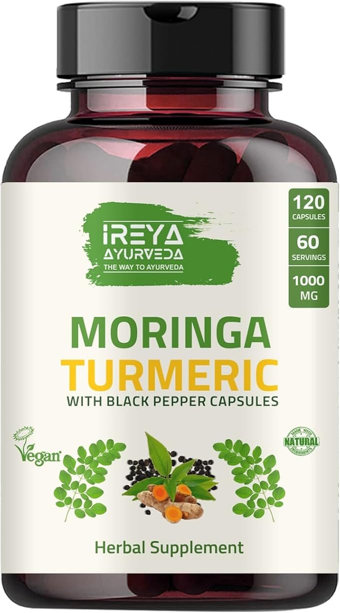 Moringa Turmeric Capsules and Himalayan Shilajit Capsules