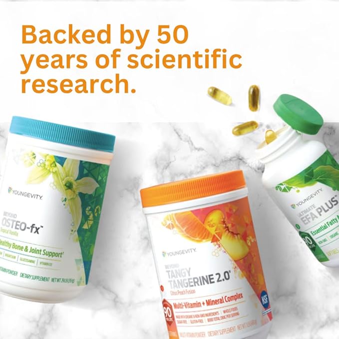 Youngevity Healthy Body Start Pak 2.0 | Complete All-in-One Nutrition | 60 Minerals, 16 Vitamins, 12 Amino Acids, 6 Essential Fatty Acids | Whole Foods, Pre/Probiotics + Bone and Joint Formula