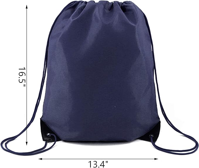 BeeGreen Drawstring Backpack Bags 20,30,50 Packs Reflective String Bags for Gym Sport Trip Cinch Sack DIY for Women Men