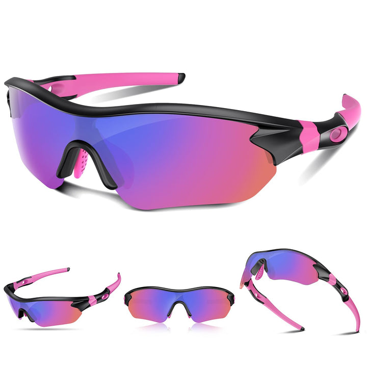 Polarized Sports Sunglasses for Men Women Youth Baseball Running Fishing Tennis Golf Cycling Driving Motor TAC UV400 TR90